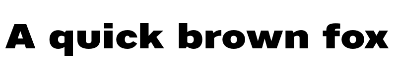 Preview of Artico Expanded Black font