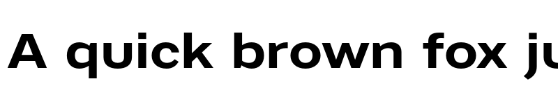 Preview of Artico Expanded Bold font