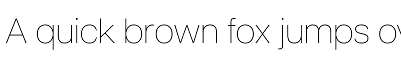 Preview of Articulat CF Thin font