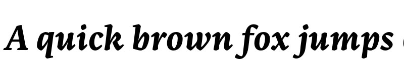 Preview of Artigo Bold Italic font