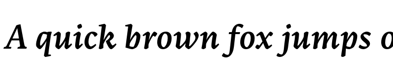 Preview of Artigo SemiBold Italic font