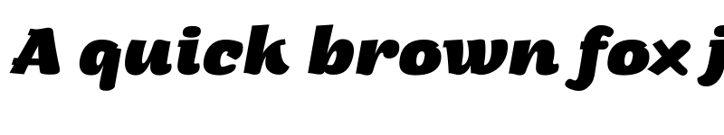 Preview of Arturo ExtraBold Italic font