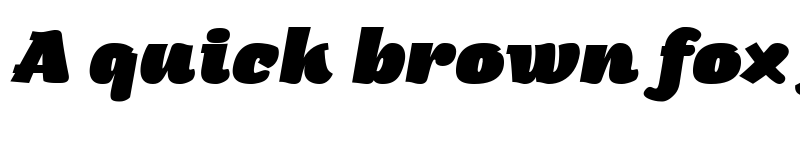 Preview of Arturo Heavy Italic font