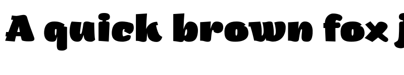 Preview of Arturo Heavy font