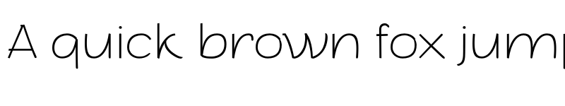 Preview of Arturo Thin font