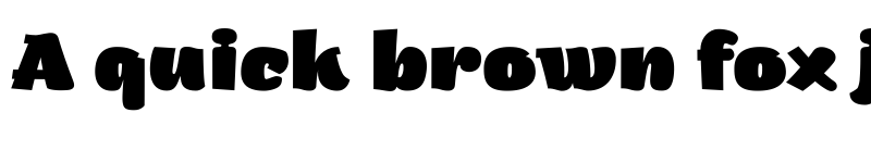 Preview of Arturo Trial Heavy font