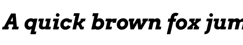 Preview of Arvo Bold Italic font