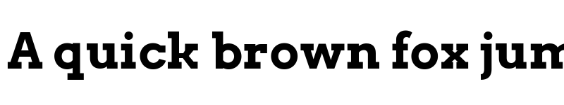 Preview of Arvo Bold font