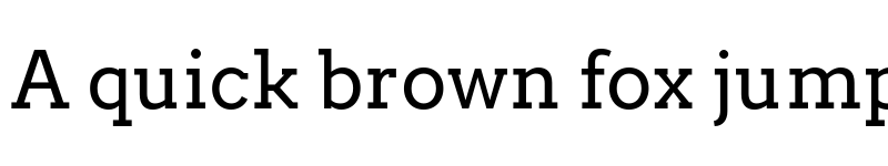 Preview of Arvo Regular font