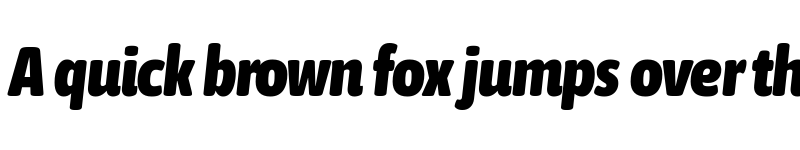 Preview of Asap Black Italic font