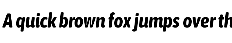 Preview of Asap Condensed Bold Italic font