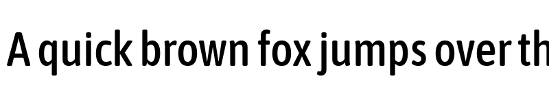 Preview of Asap Condensed Medium font