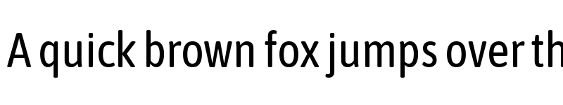 Preview of Asap Condensed Regular font