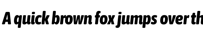 Preview of Asap Extra Bold Italic font