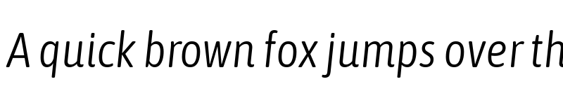 Preview of Asap Light Italic font