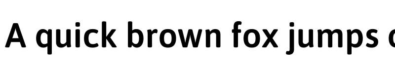 Preview of Asap SemiBold font