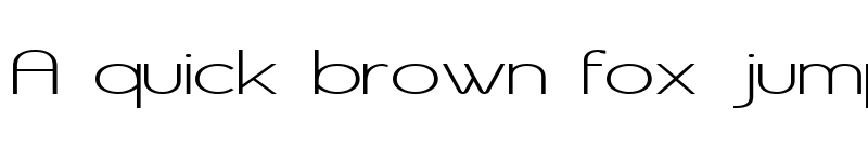 Preview of Asenine Wide Regular font