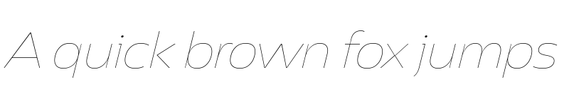 Preview of Asgard Trial Fit Thin Italic font