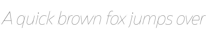 Preview of Asgard Trial Thin Italic font