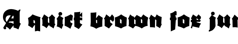 Preview of AsgardianWars Black font