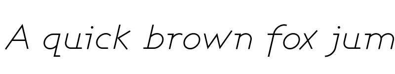 Preview of Ashby Light Regular font