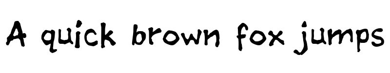 Preview of Ashcan BB Regular font