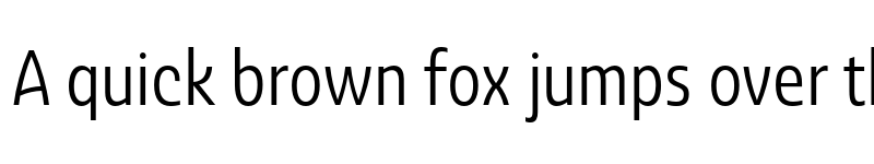 Preview of Ashemore Cond Regular font