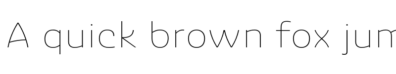 Preview of Ashemore Ext Thin font