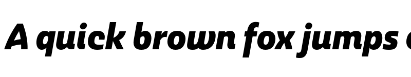 Preview of Ashemore Norm Black Italic font