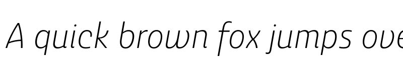 Preview of Ashemore Norm Light Italic font