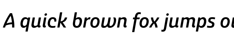 Preview of Ashemore Norm Medium Italic font