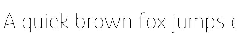 Preview of Ashemore Norm Thin font