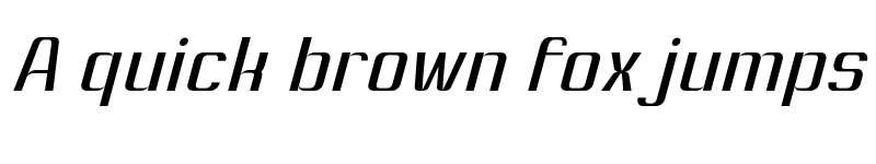 Preview of Ashety Personal use Slanted font