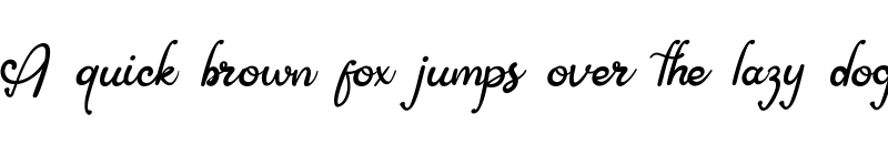 Preview of Asian Butterfly Regular font