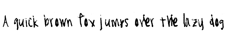 Preview of Asian Girl Regular font