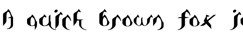 Preview of Asie Regular font