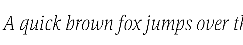 Preview of Askan Slim ExtraLight Italic font