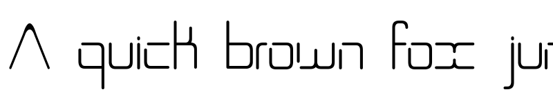 Preview of ASO Regular font