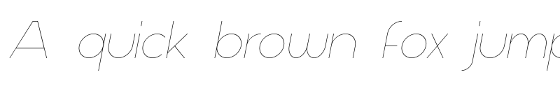 Preview of Aspergit Light Italic font