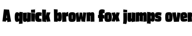 Preview of Asphalt BlackCondensed font