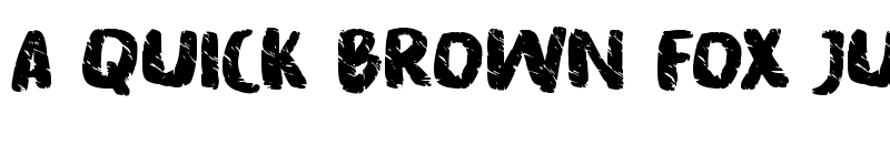 Preview of Asphalt crack Regular font