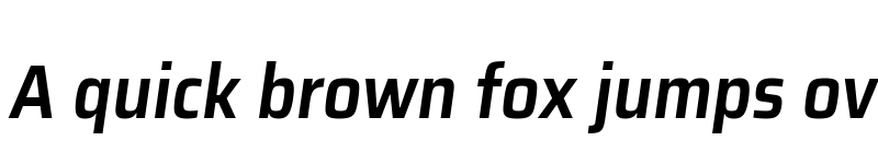 Preview of Assailand SemiBold Italic font