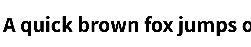 Preview of Assistant Bold font