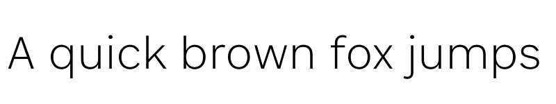 Preview of Associate Sans Extralight font