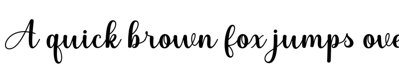 Preview of Astyca Script Regular font