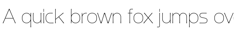 Preview of Ata 25 Thin font