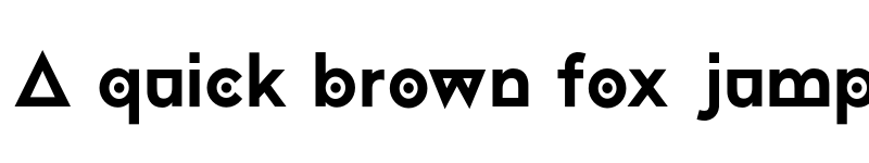 Preview of Atami Display Bold font