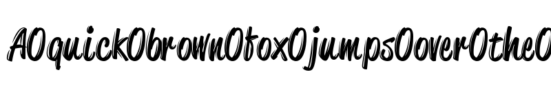 Preview of Ateeca Regular font