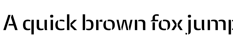 Preview of Atenas Stencil Medium font