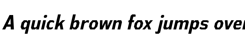 Preview of Athabasca Condensed Bold Italic font